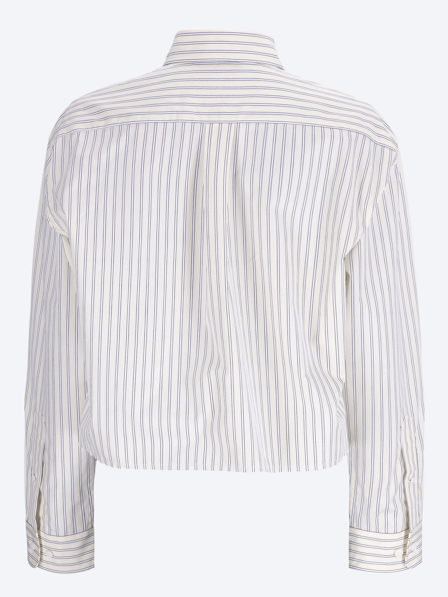 Striped Poplin Shirt Miu miu – Гарантія оригінальності – детальний вид