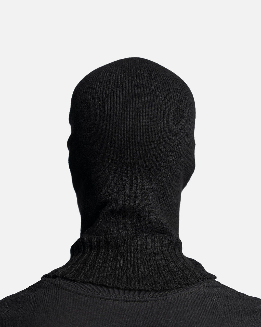 Оригінальна Strobe Balaclava In Black Rick owens – вид ззаду