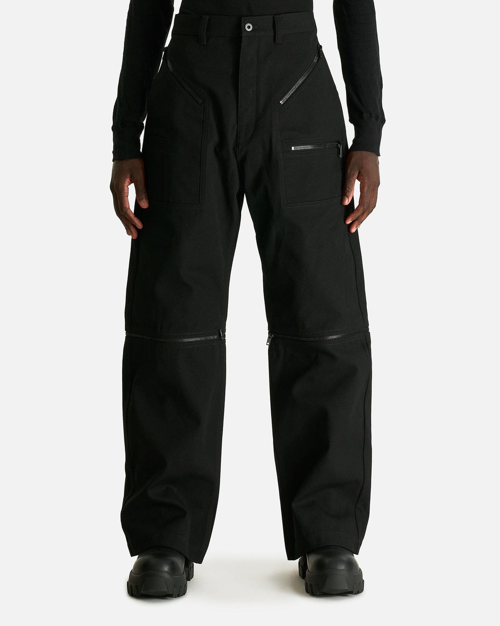 Оригінальна Strobe Convertible In Black Rick owens – боковий вид