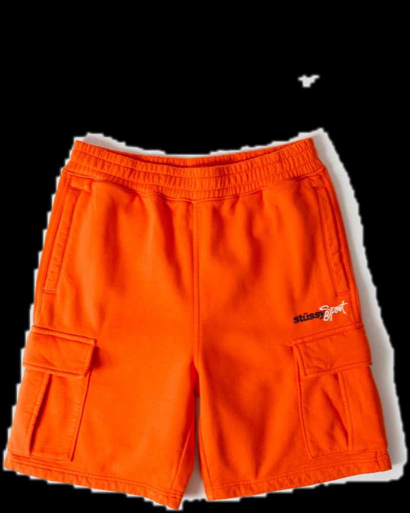 BG_REMOVED_CATALOG_ORANGE CARGO SHORTS - STUSSY