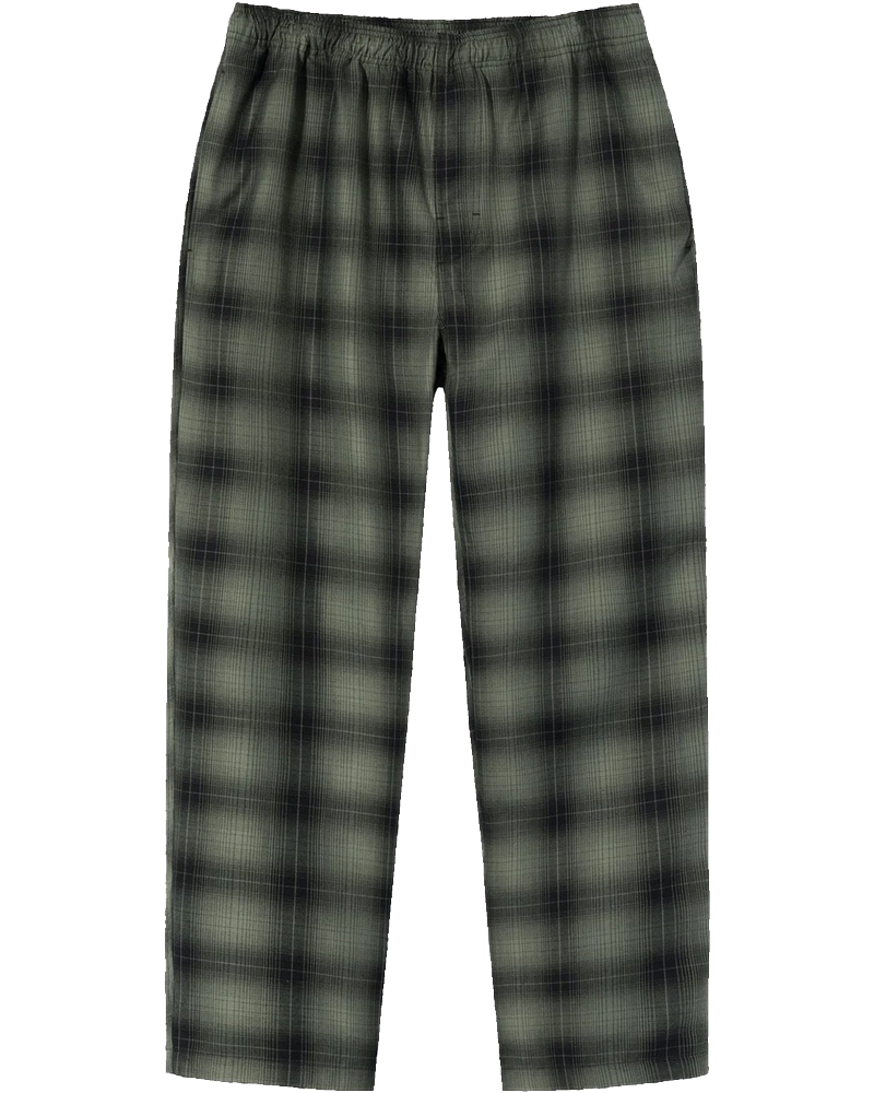 Оригінальна Mens Shadow Plaid Relaxed Pants Olive Stussy