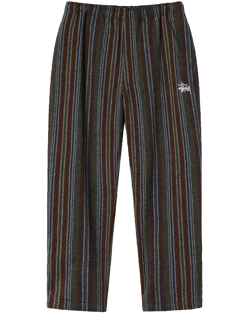 Оригінальна Mens Wool Stripe Relaxed Pants Olive Stussy