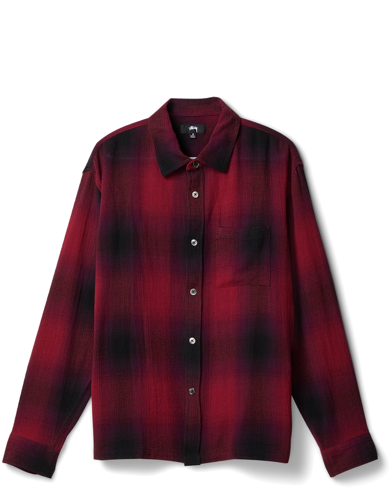 Loose Weave Plaid Shirt Stussy – Гарантія оригінальності