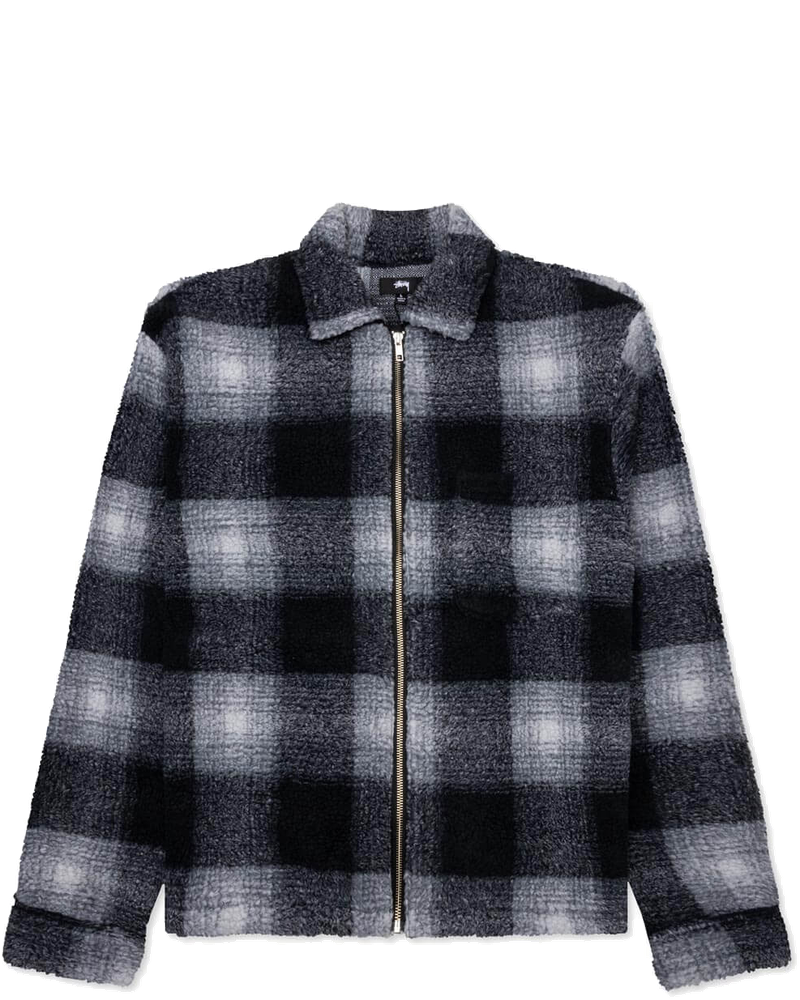 Zip Sherpa Shadow Plaid Stussy – Гарантія оригінальності