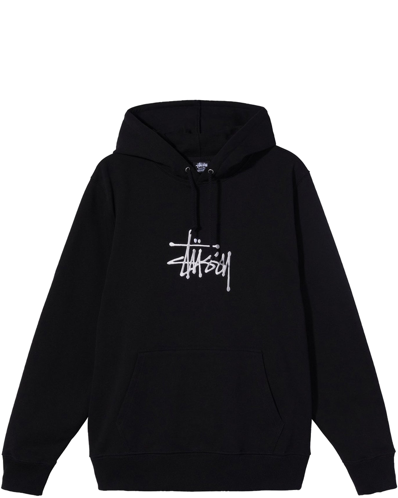 Mens Basic Stussy App Black Hoodie Stussy – Гарантія оригінальності