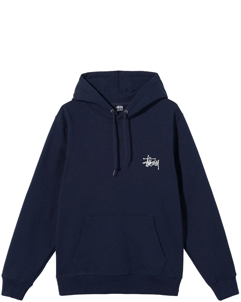 Mens Basic Stussy Navy Hoodie Stussy – Гарантія оригінальності