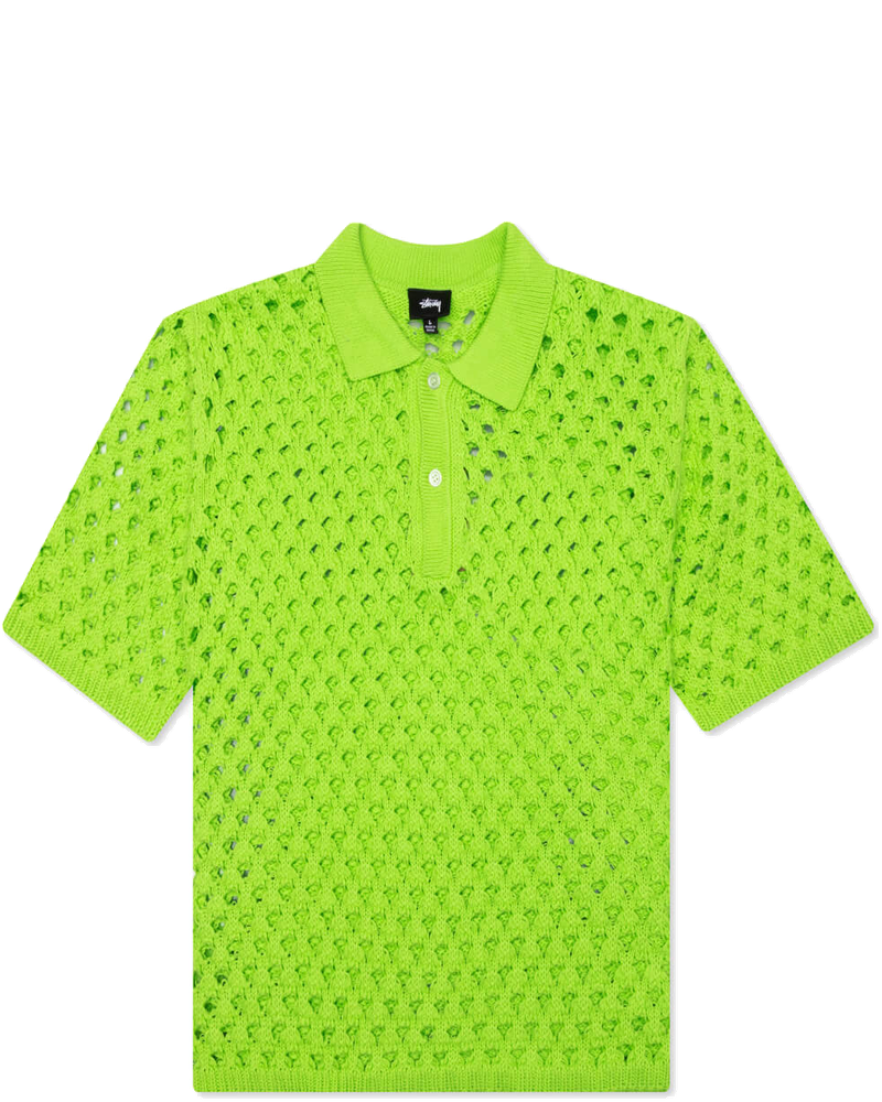 Big Mesh Polo Sweater Stussy – Гарантія оригінальності