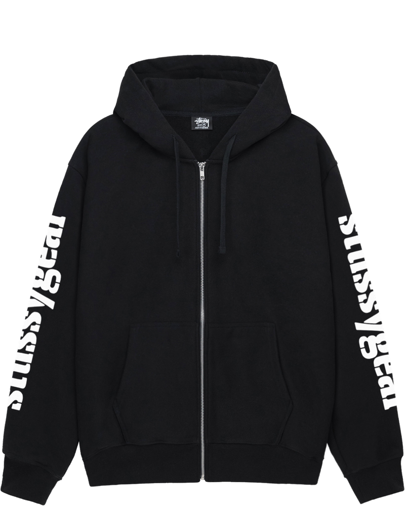 Mens Stussy Gear Zip Hoodie Stussy оригінал – Купити в Україні