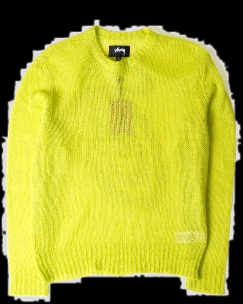 BG_REMOVED_CATALOG_LOOSE-FITTING S JUMPER IN LEMON KNIT - STUSSY