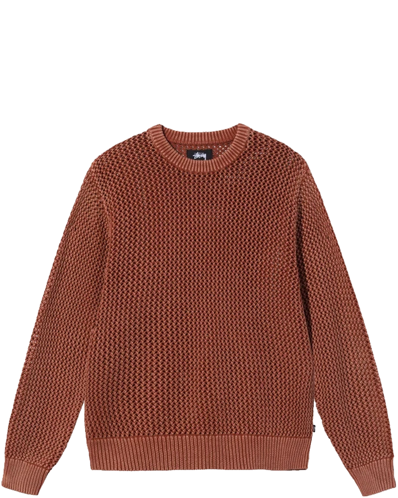 Оригінальна Mens Pig. Dyed Loose Gauge Sweater Salmon Stussy