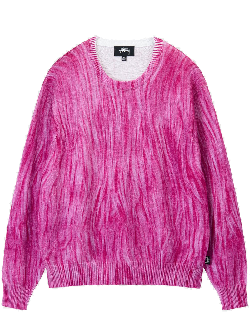 Оригінальна Printed Fur Sweater Stussy