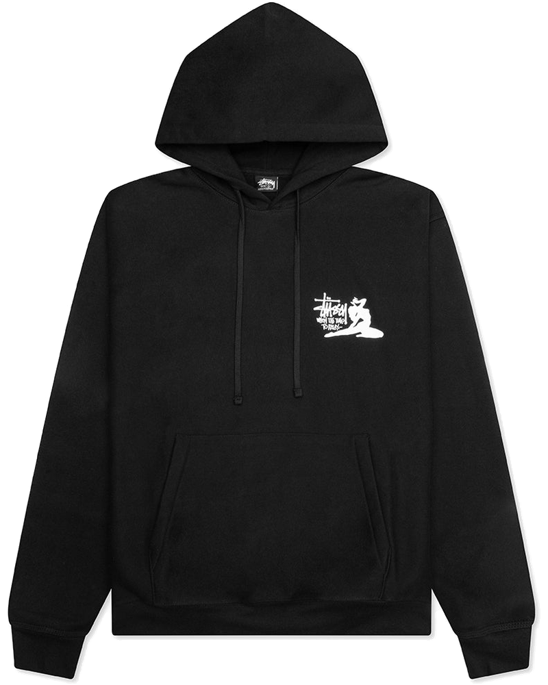 Relax Hoodie Black Stussy – Гарантія оригінальності
