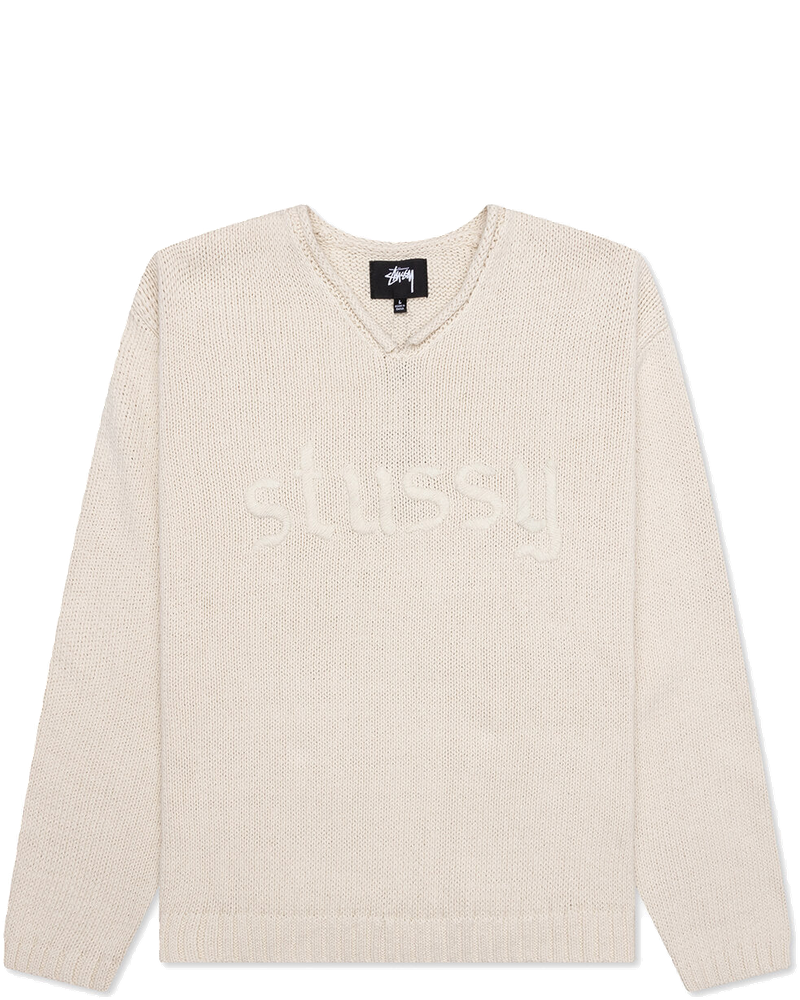 Оригінальна Roll V-Neck Logo Sweater Stussy