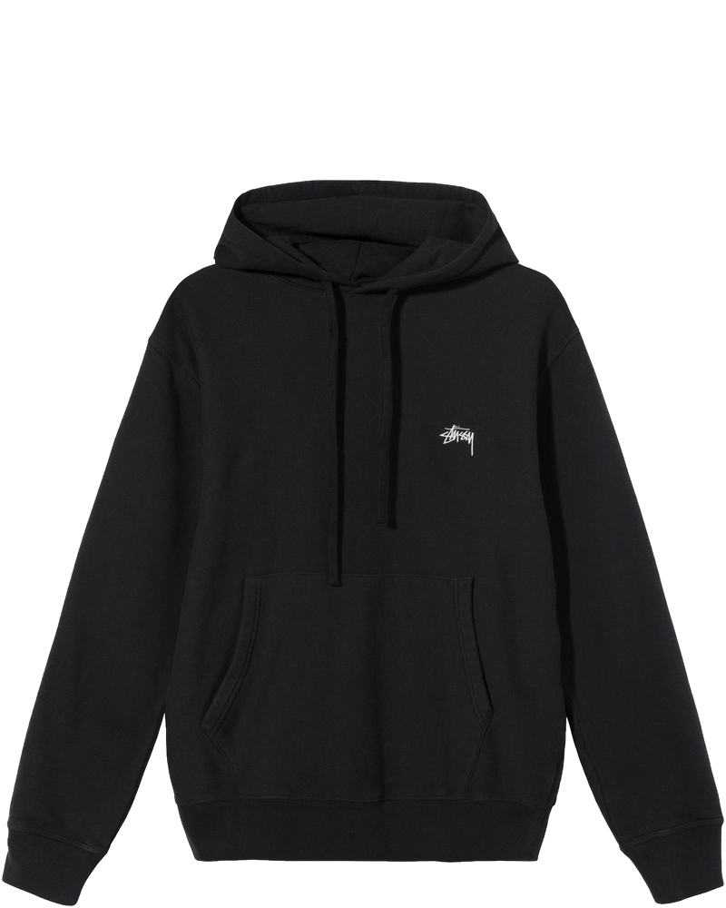 Оригінальна Mens Stock Logo Hoodie Black Stussy