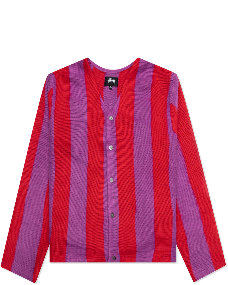 Striped Brushed Cardigan Stussy – Гарантія оригінальності