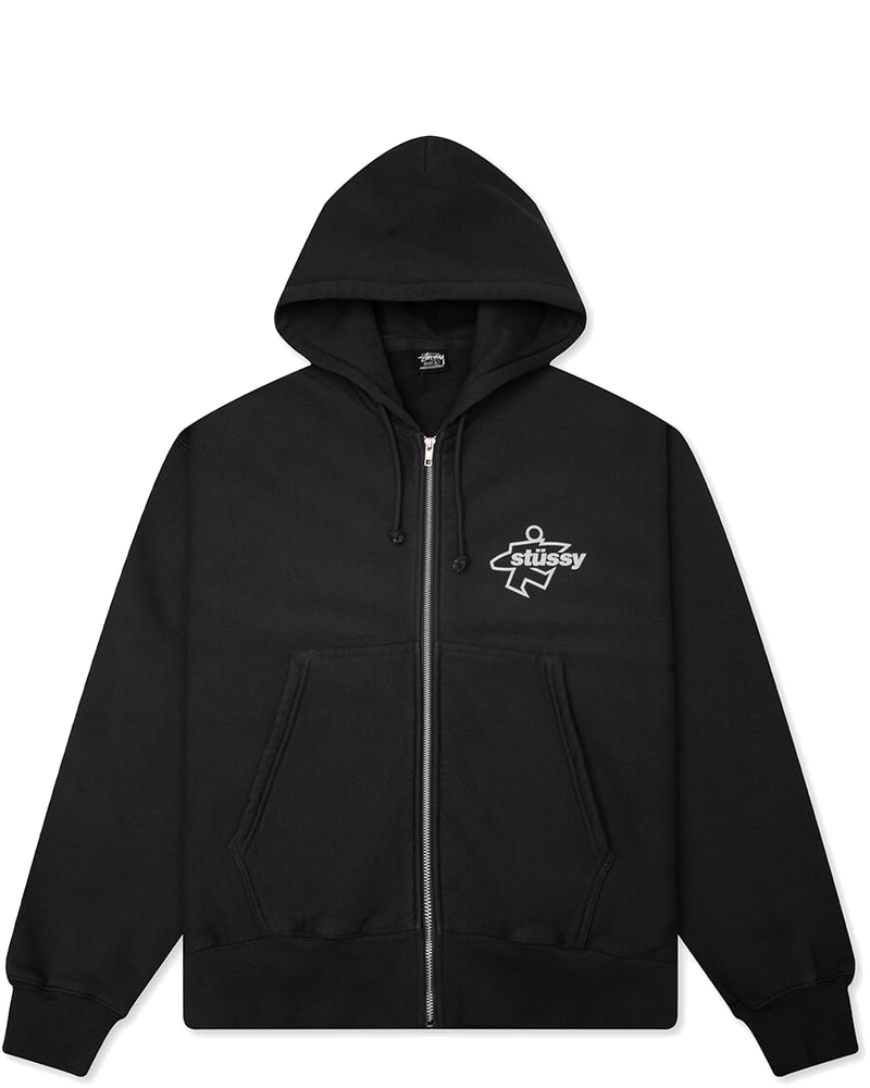 Surf Size Garment Dyed Zip Hood Stussy оригінал – Купити в Україні