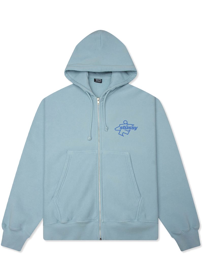 Surf Size Garment Dyed Zip Hood Stussy оригінал – Купити в Україні