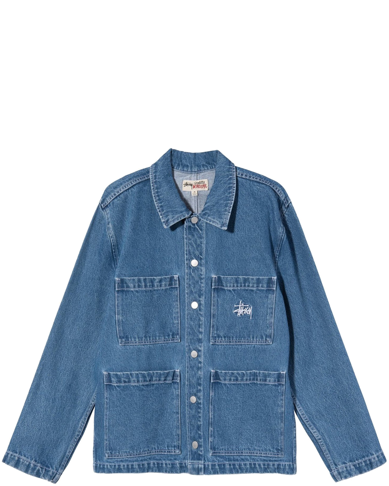 Mens Denim Chore Jacket Stussy – Гарантія оригінальності