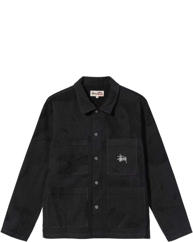 Оригінальна Mens Venus Chore Jacket Black Stussy