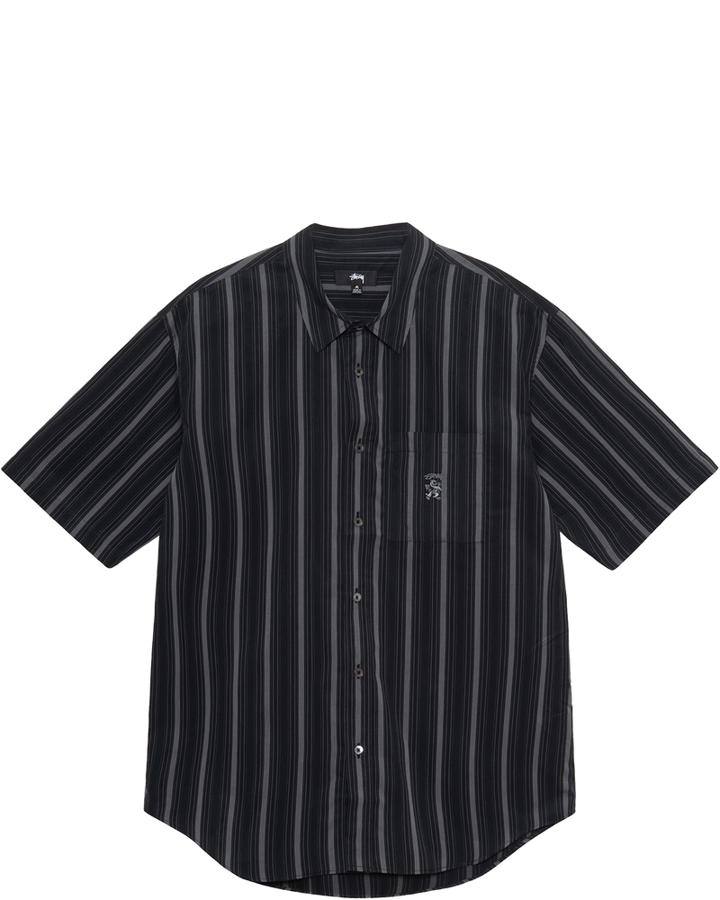 Mens Boxy Short Sleeve Shirt Stripe Stussy – Гарантія оригінальності