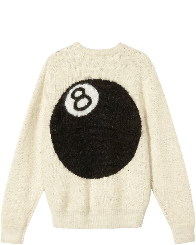 8 Ball Heavy Brushed Mohair Sweater Stussy – Гарантія оригінальності