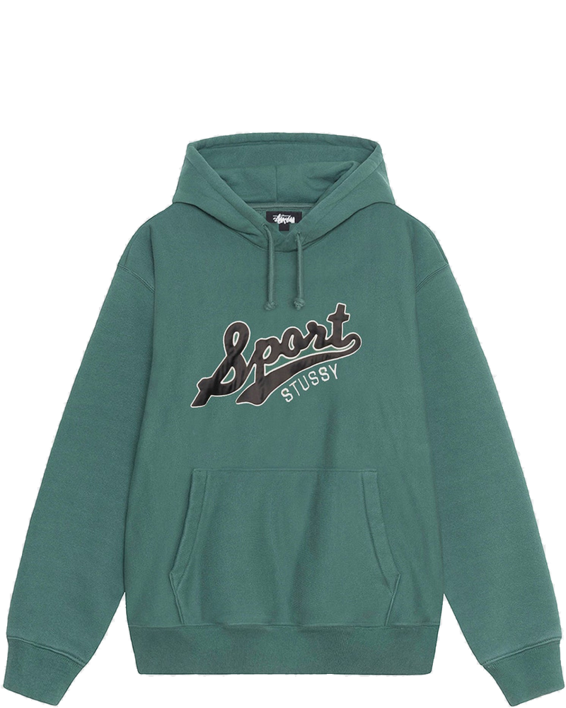 Satin Patch Oversized Hoody Stussy оригінал – Купити в Україні