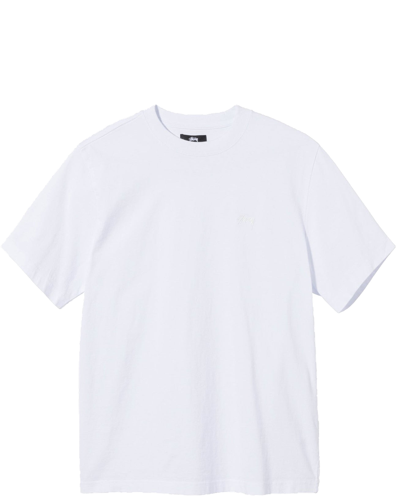 Mens Stock Logo White Ss Crew Stussy – Гарантія оригінальності