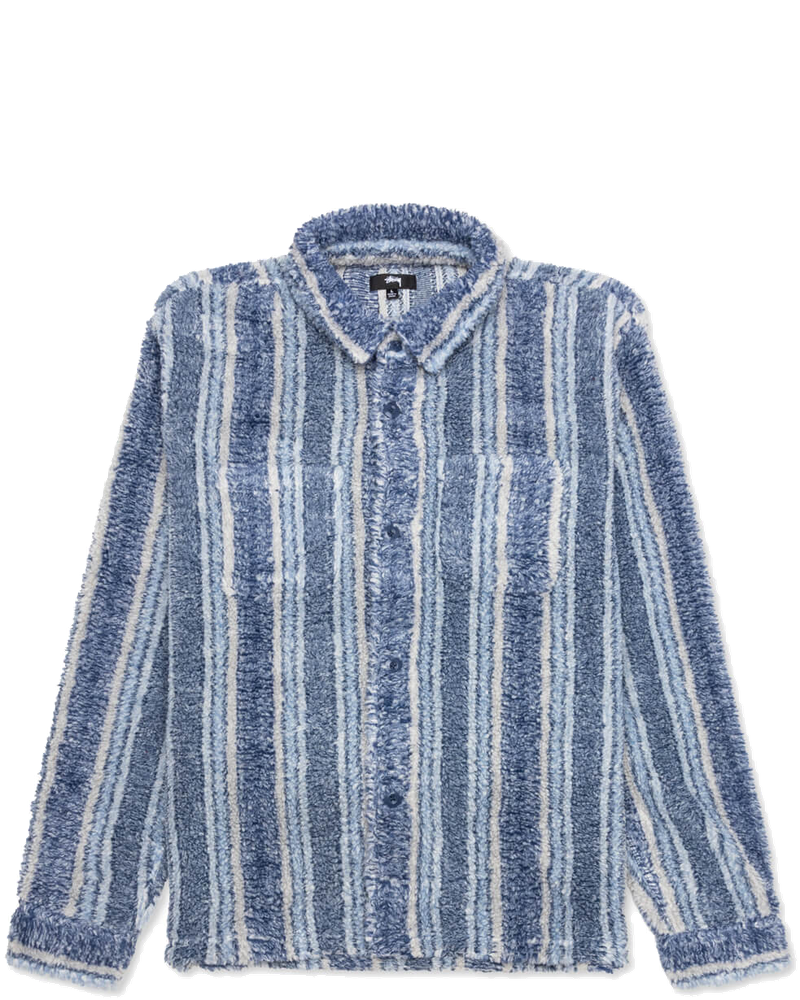 Stripe Sherpa Shirt Stussy – Гарантія оригінальності