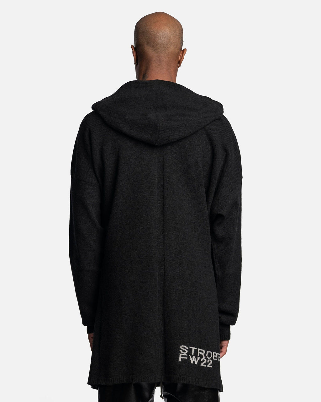 Оригінальна Subhuman Hooded Tommy In Black Rick owens – вид ззаду