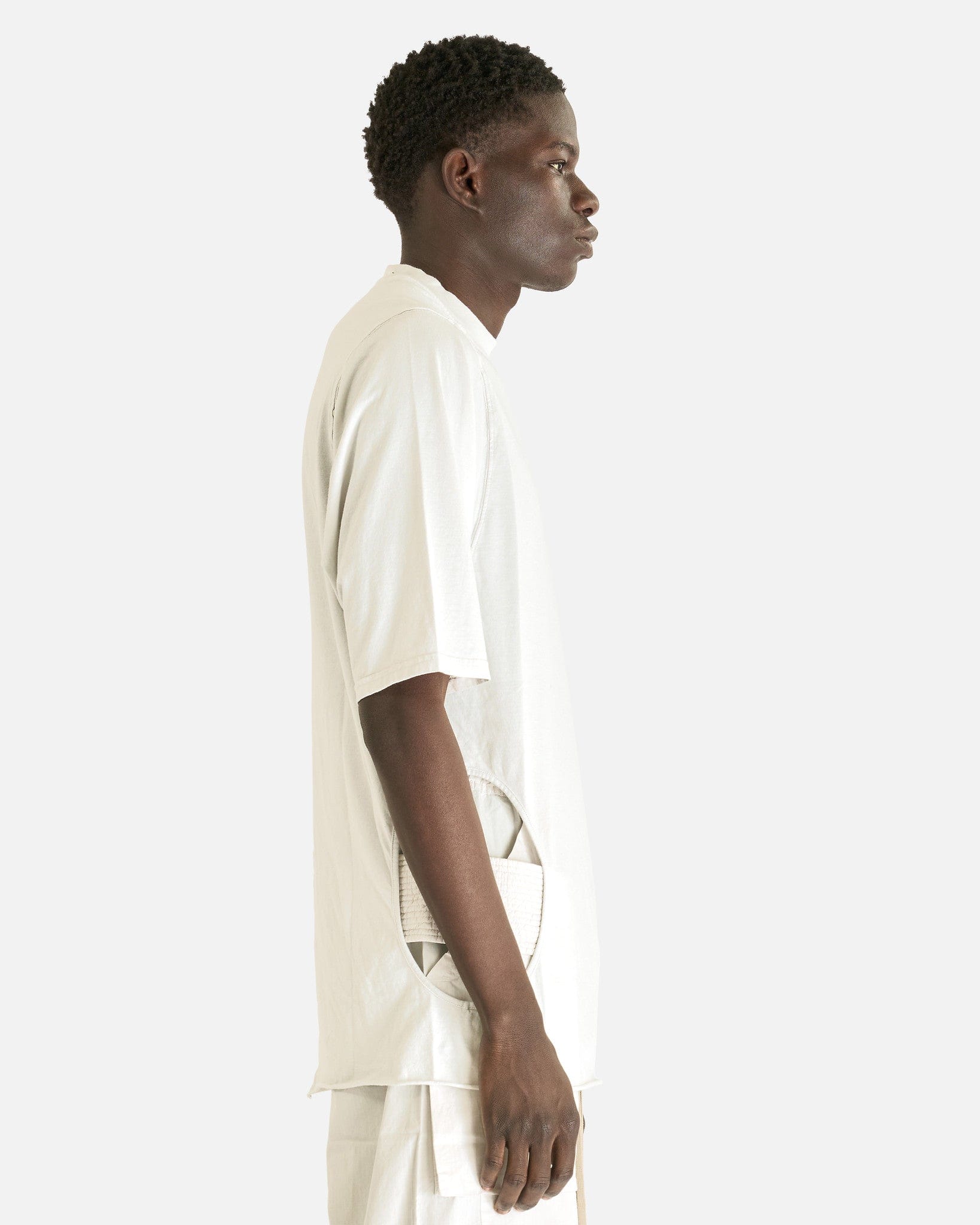 Subhuman Jumbo Ss T In Milk Wash Rick owens – Гарантія оригінальності – вид ззаду