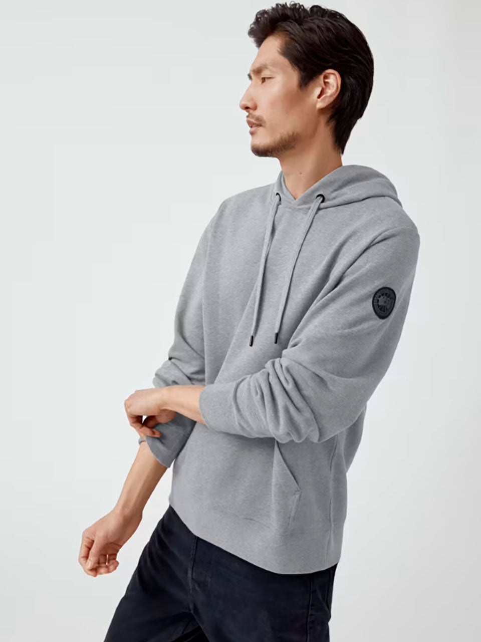 Оригінальна Logo Patch Sweatshirt Canada goose – боковий вид