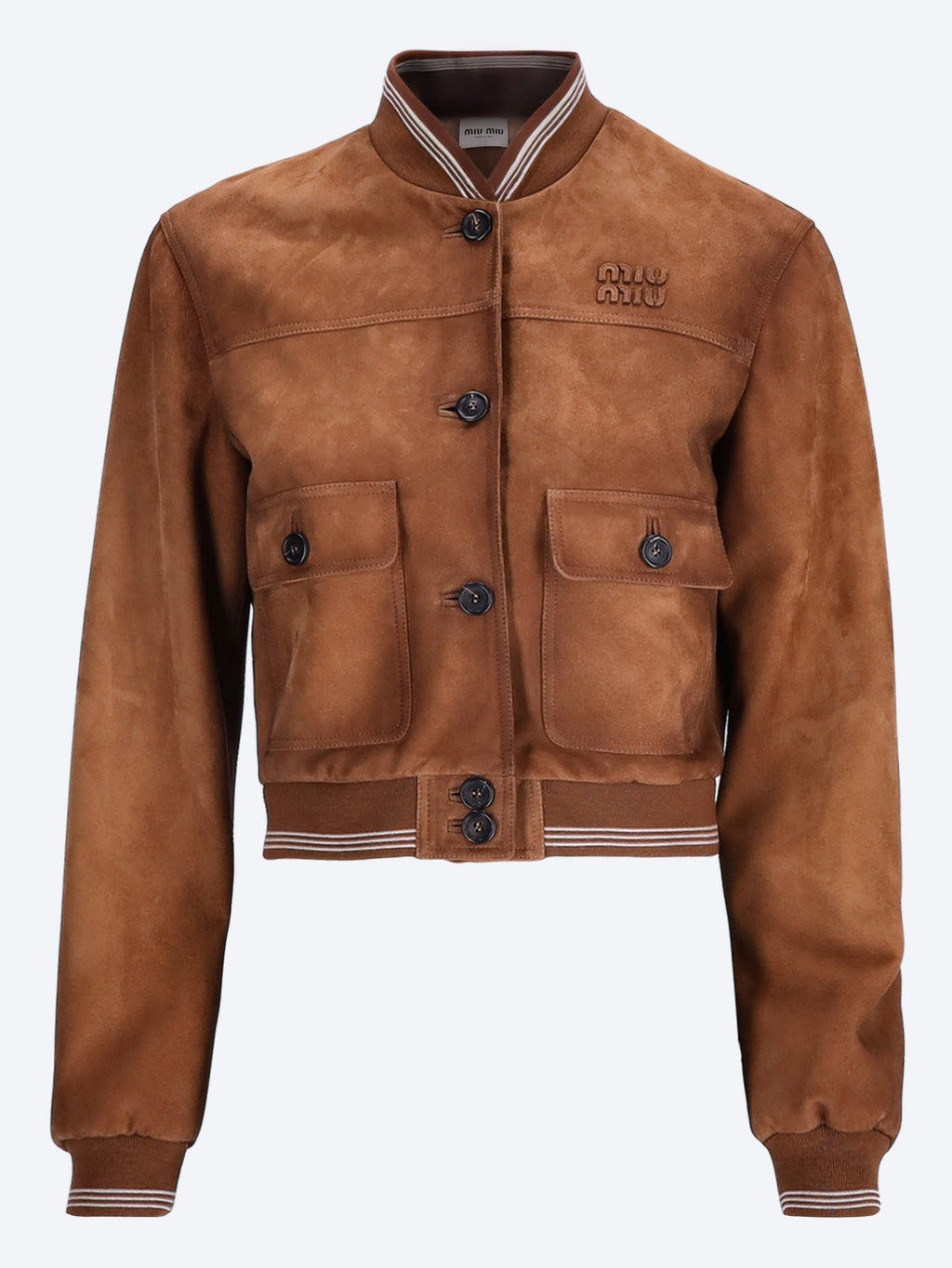 Suede Lamb Leather Jacket Miu miu оригінал – Купити в Україні – боковий вид