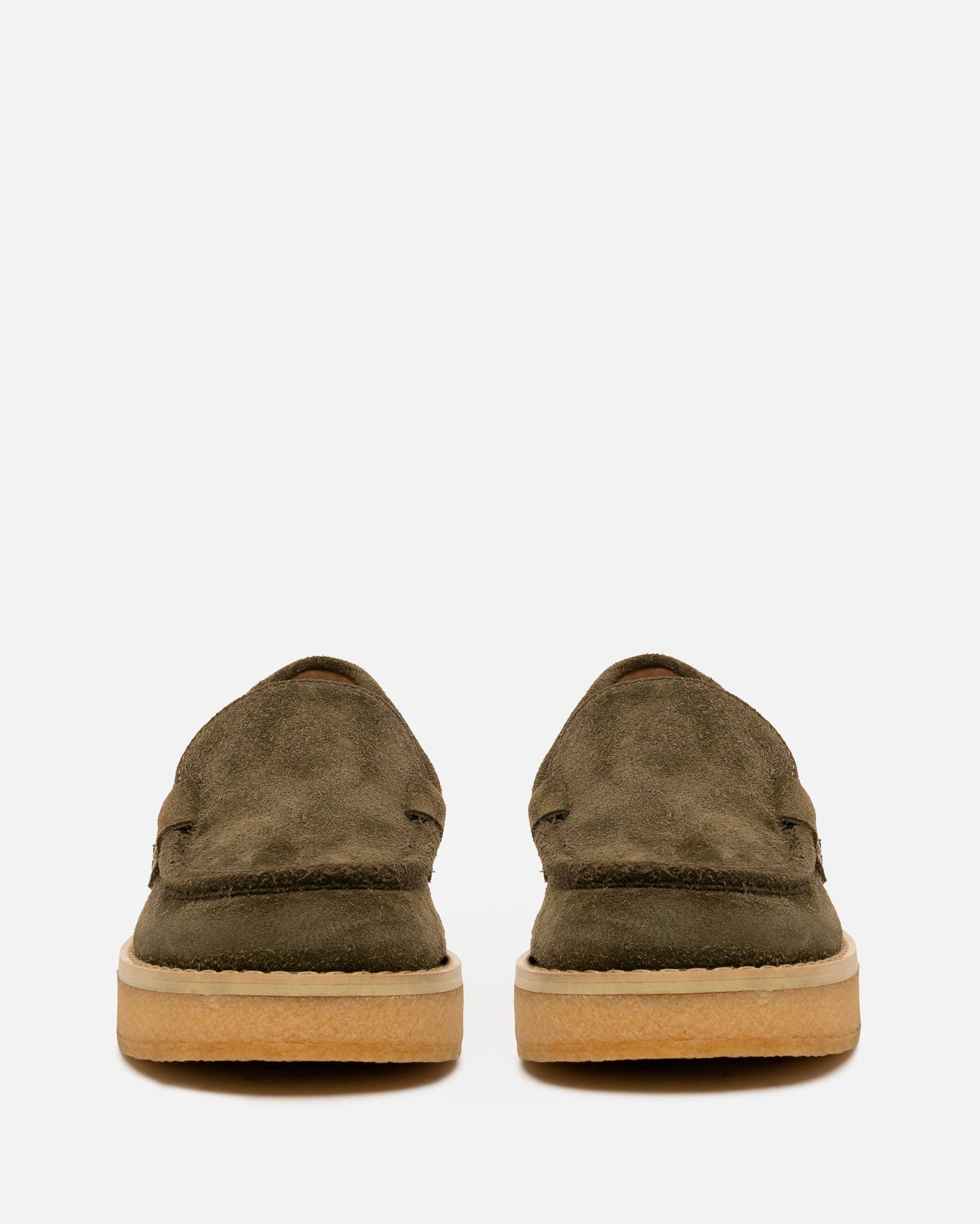 Оригінальна Suede Loafers In Military Green Maison margiela – збільшений вид