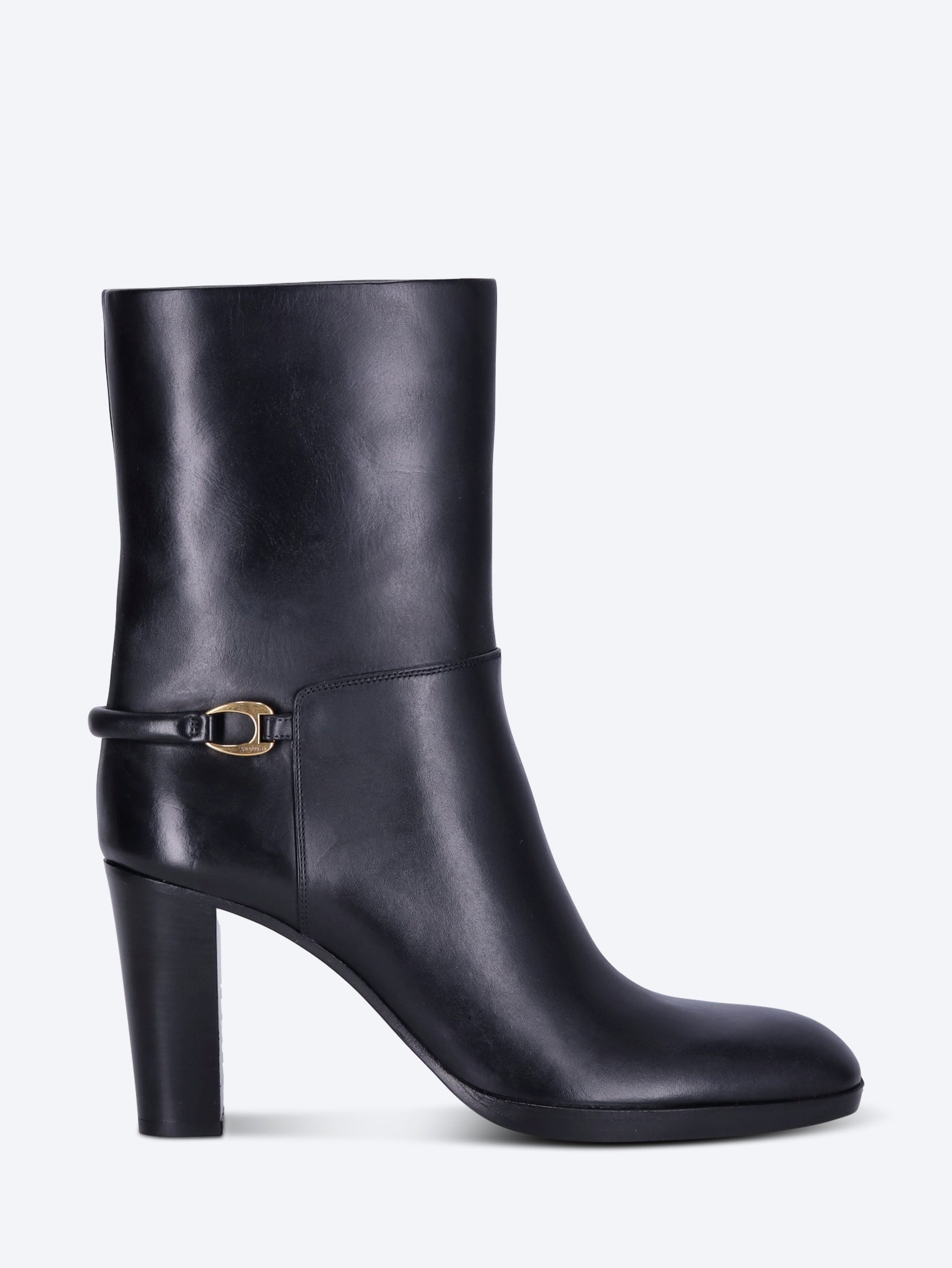 Оригінальна Sulpice 80 Smooth Leather Ankle Boots Saint laurent – боковий вид