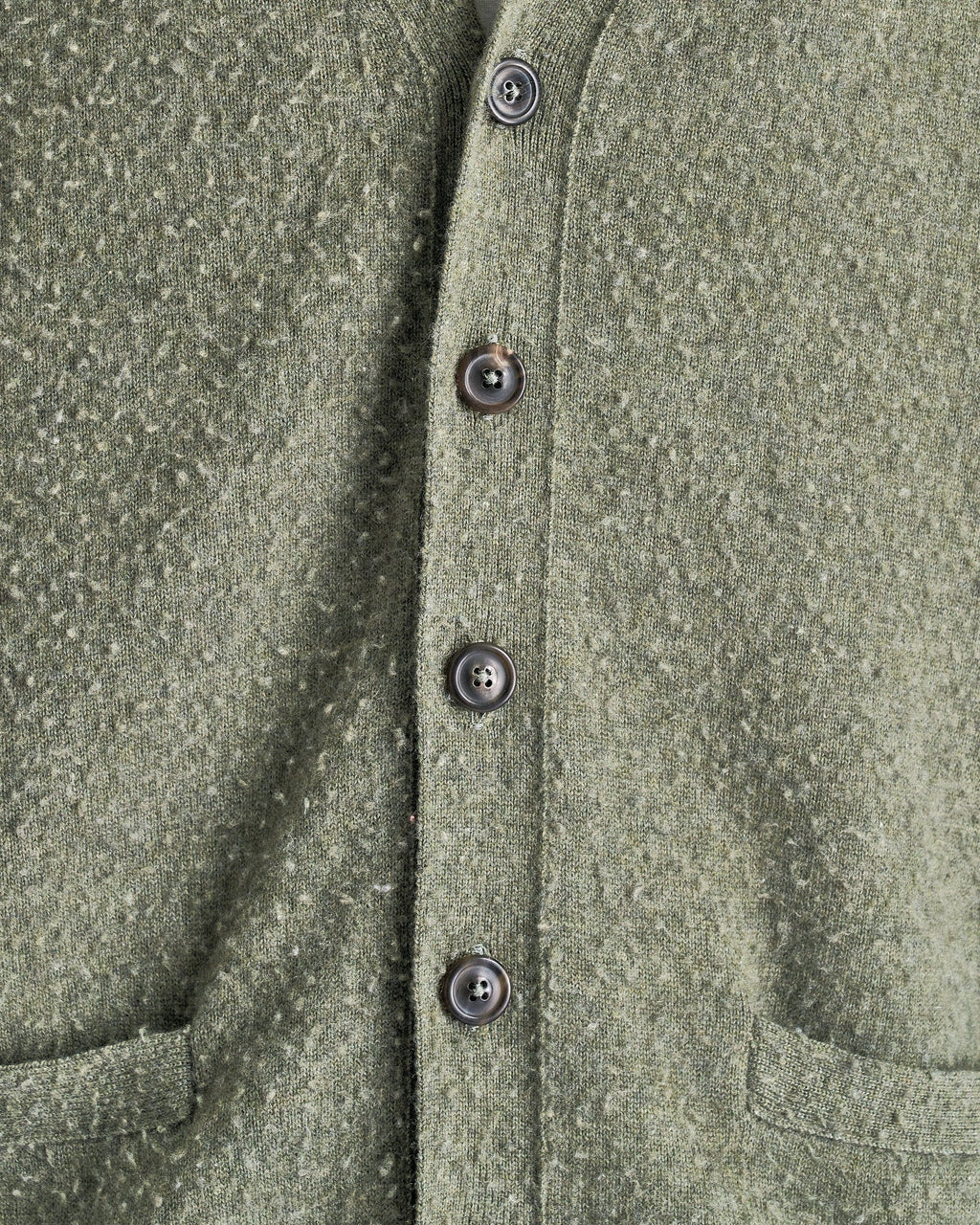 Оригінальна Summer Cashmere Cardigan In Moss Maison margiela – збільшений вид