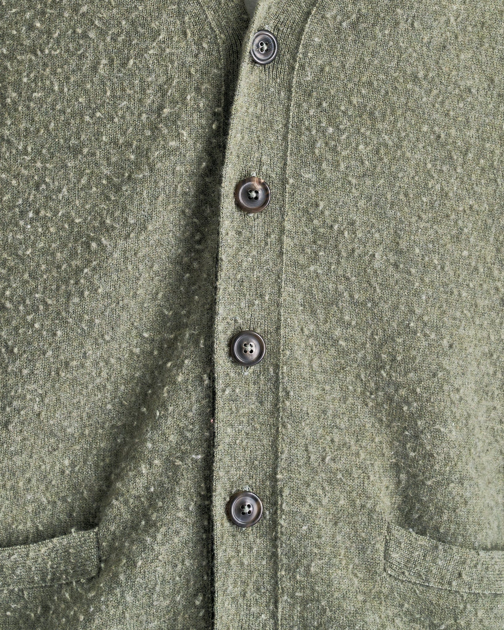 Оригінальна Summer Cashmere Cardigan In Moss Maison margiela – збільшений вид