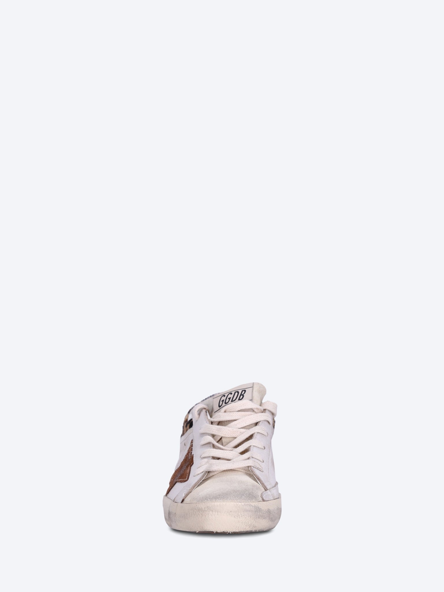 Super Star Leather Horsy Leo Printed Collar Suede Star Sneakers Golden goose оригінал – Купити в Україні – детальний вид