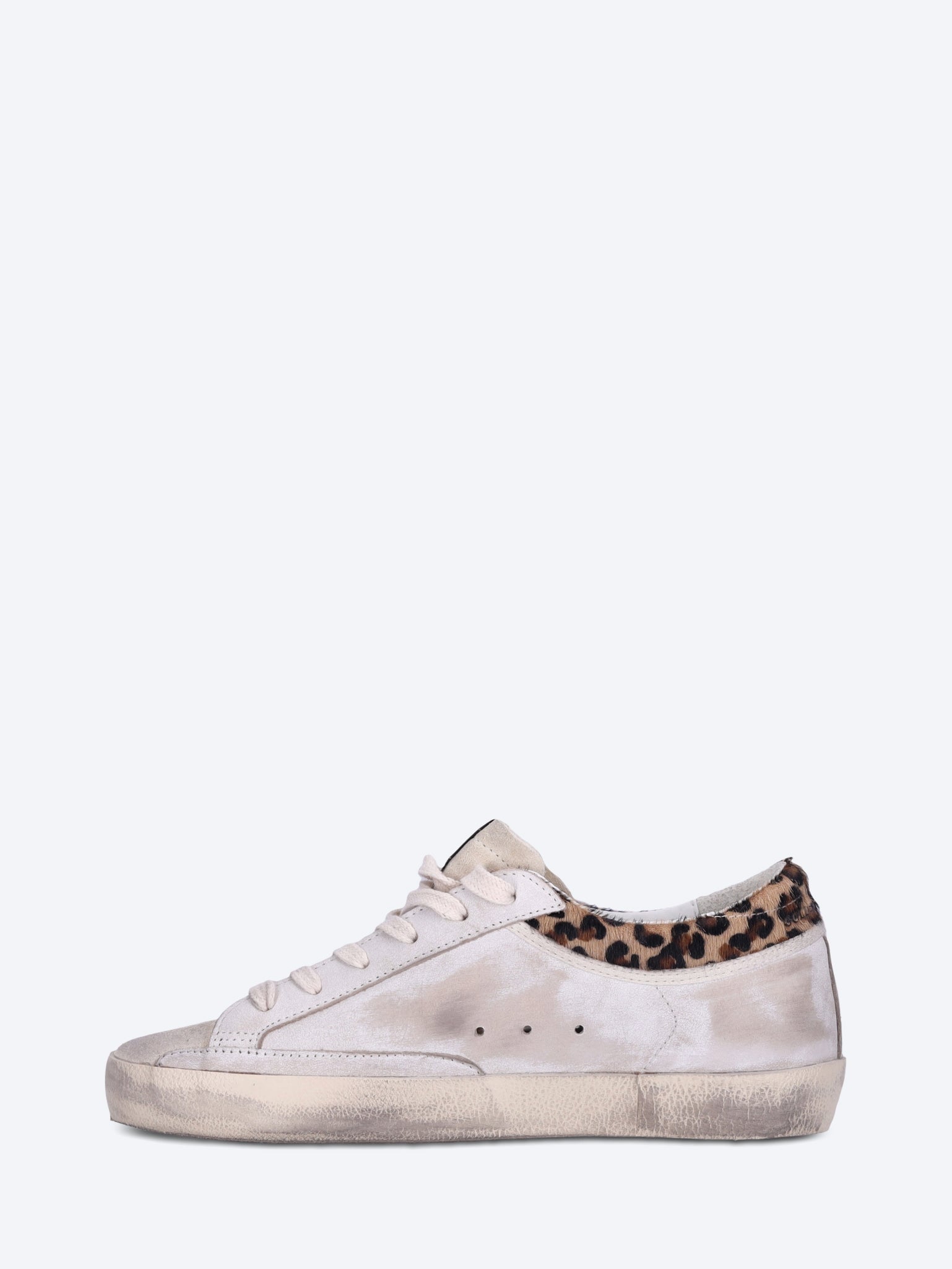 Super Star Leather Horsy Leo Printed Collar Suede Star Sneakers Golden goose оригінал – Купити в Україні – збільшений вид
