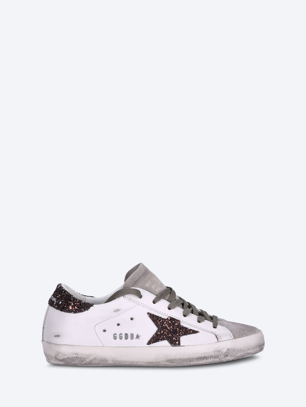 Super Star Leather Upper Suede Sneakers Golden goose оригінал – Купити в Україні – боковий вид