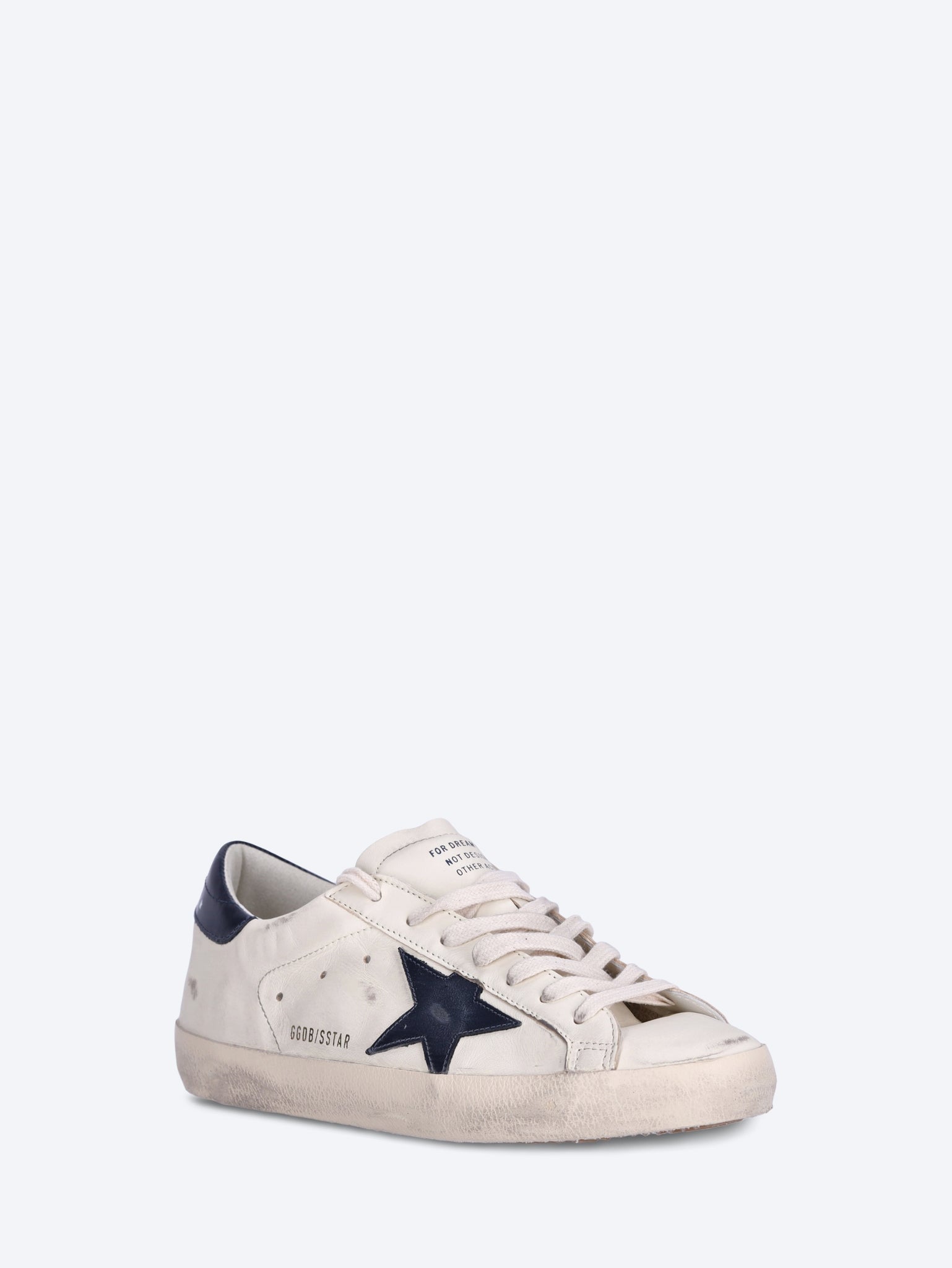 Super-Star Nappa Shiny Leather Star Sneakers Golden goose оригінал – Купити в Україні – вид ззаду