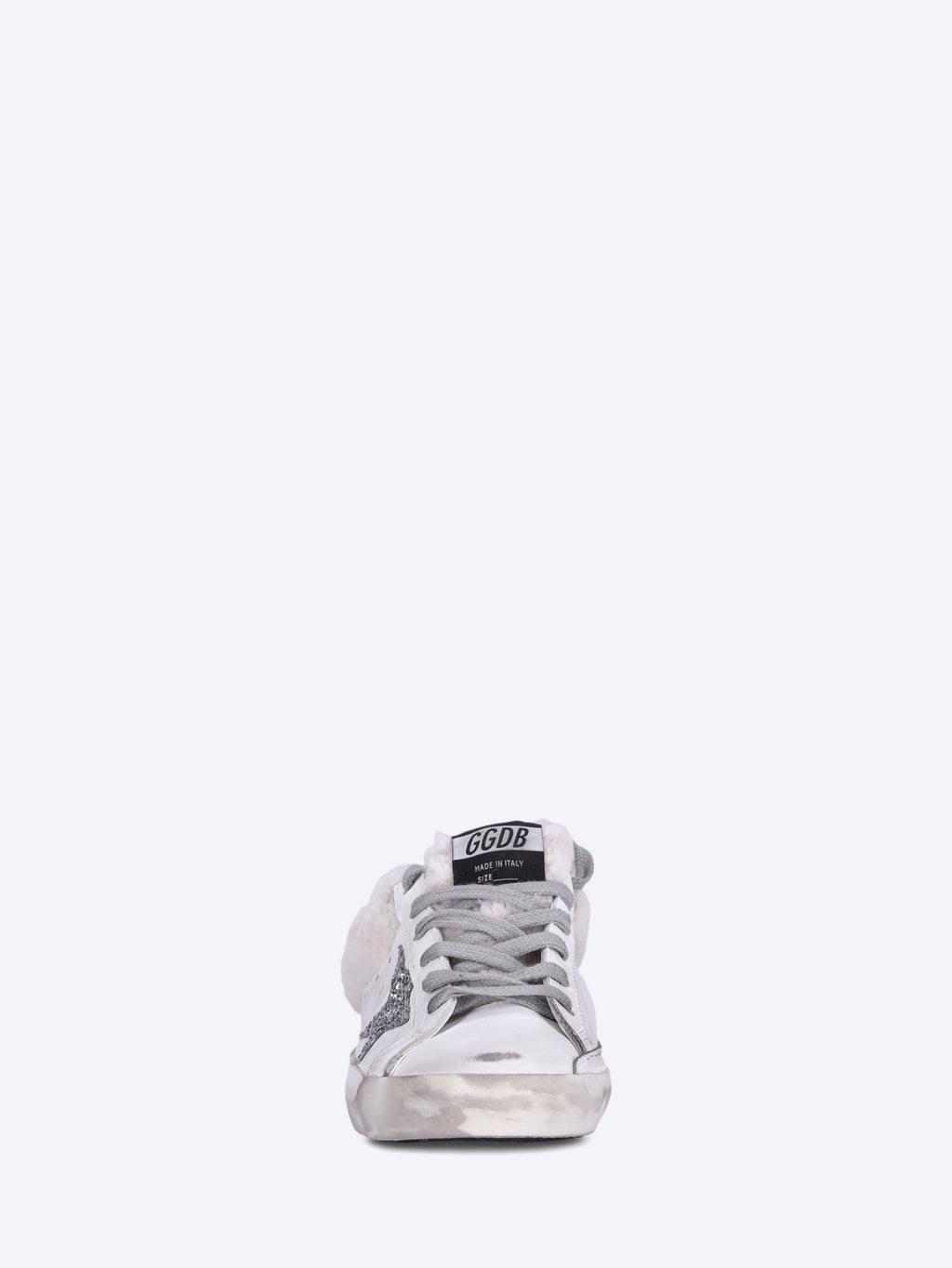 Super Star Sabot Leather Upper Glitter Star Shearling Sneakers Golden goose оригінал – Купити в Україні – детальний вид