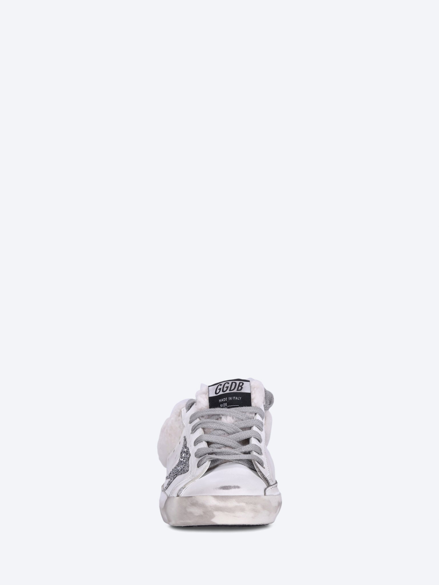 Super Star Sabot Leather Upper Glitter Star Shearling Sneakers Golden goose оригінал – Купити в Україні – детальний вид