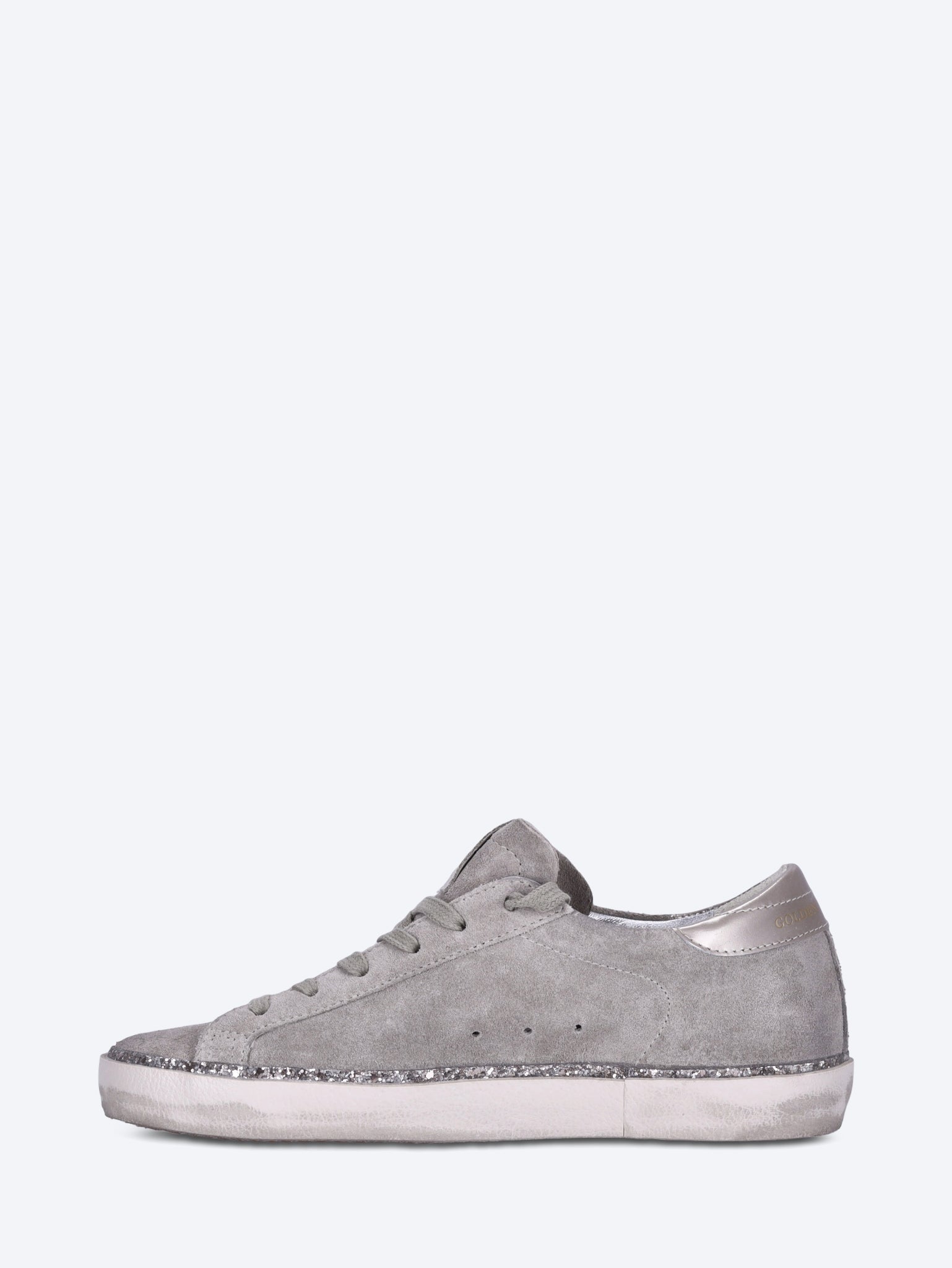 Super Star Suede Star Laminated Nappa Upper Glitter Sneakers Golden goose оригінал – Купити в Україні – збільшений вид