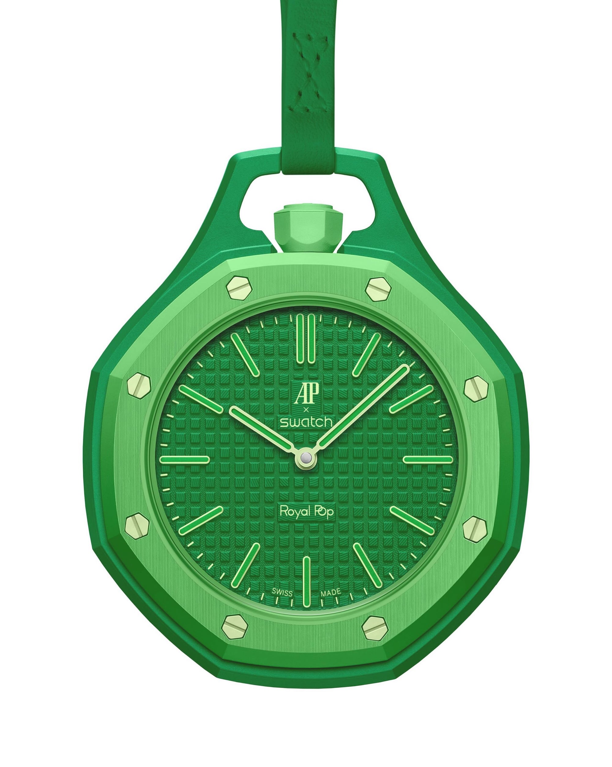 Swatch x AP Royal Pop Green Eight pocket watch — buy in Ukraine