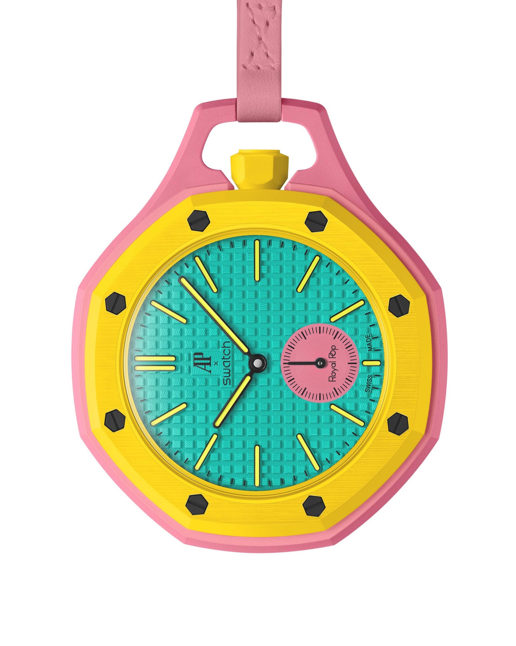 Swatch x AP Royal Pop Otg Roz pocket watch — buy in Ukraine