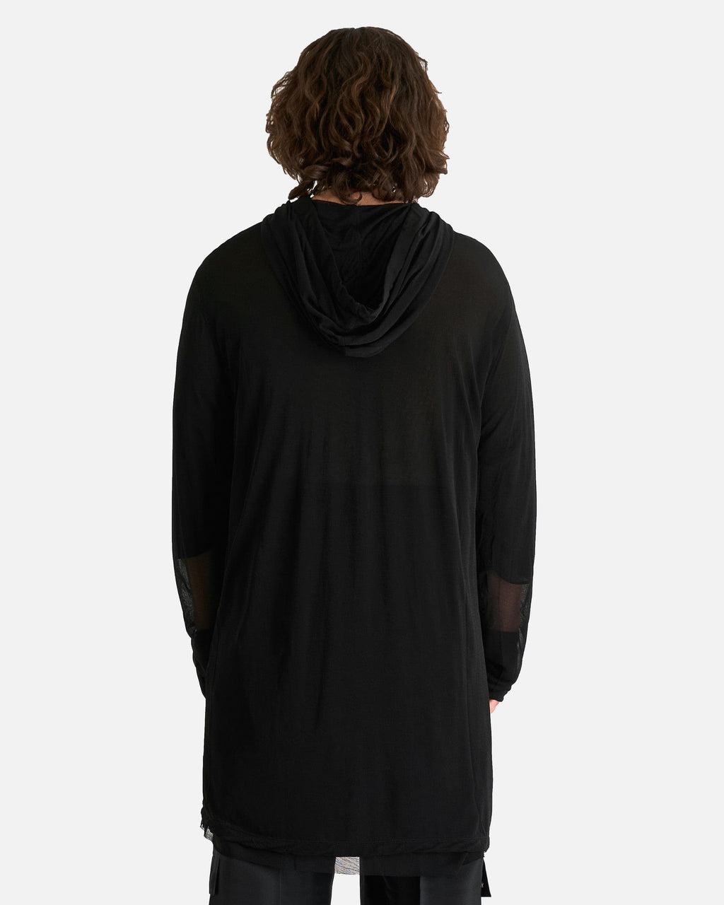 Оригінальна T-Shirt Hoodie In Black Rick owens – детальний вид