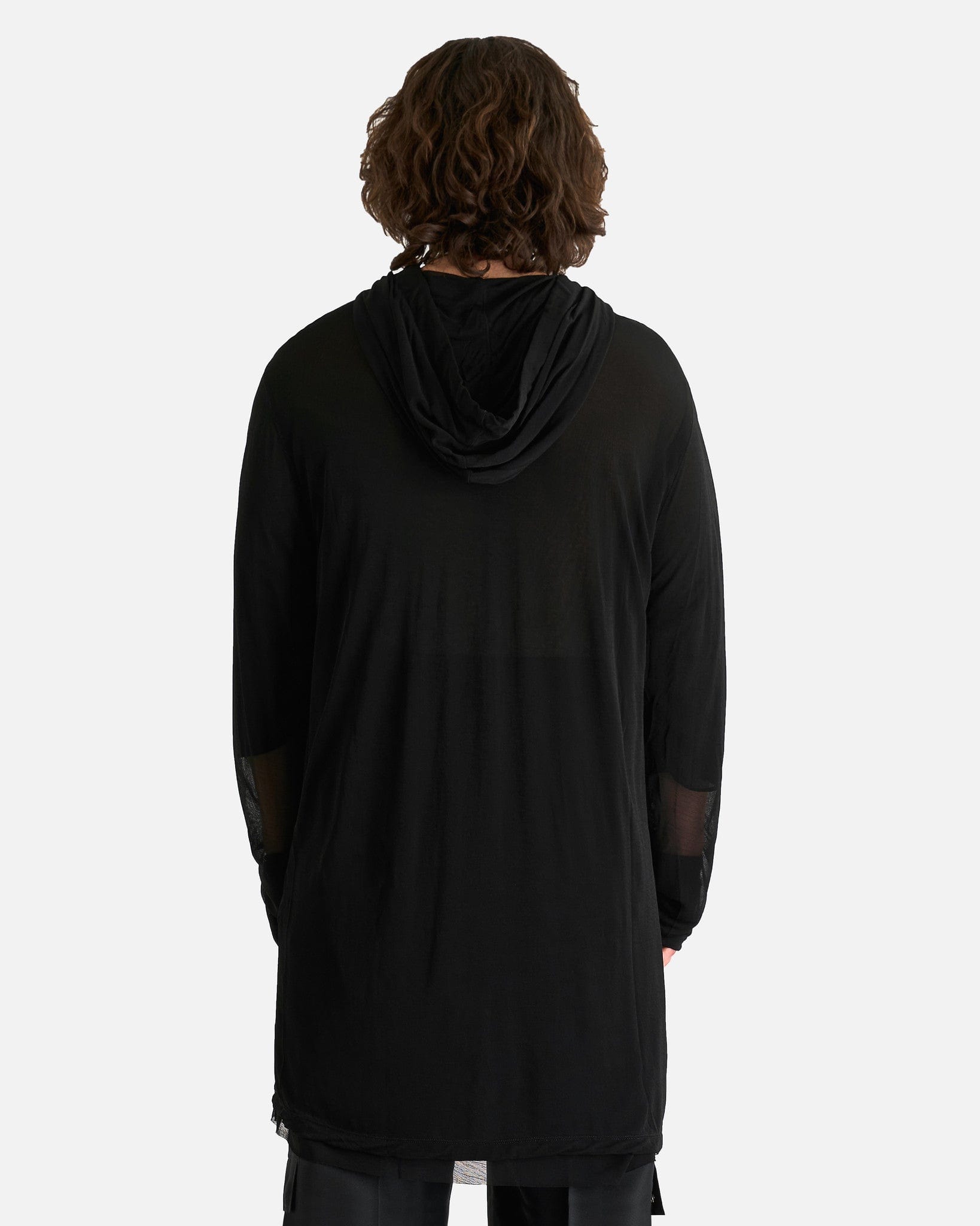 Оригінальна T-Shirt Hoodie In Black Rick owens – детальний вид