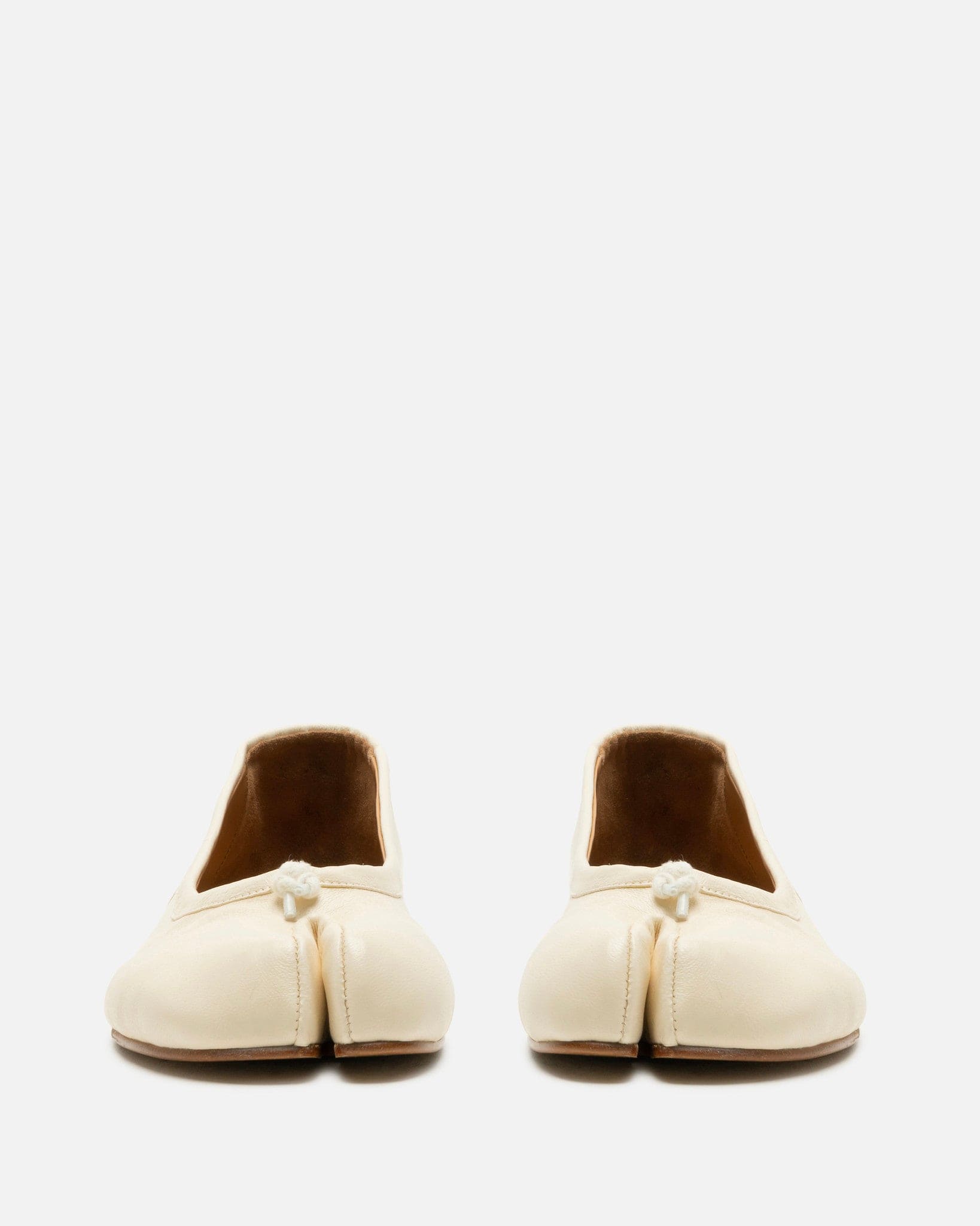 Tabi Ballerina Flat In White Maison margiela – Гарантія оригінальності – детальний вид