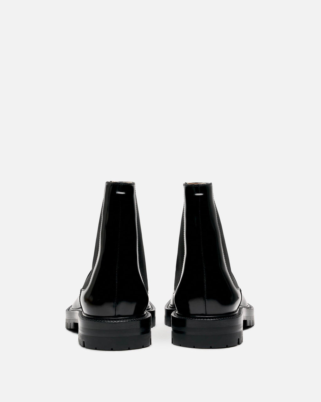 Оригінальна Tabi County Chelsea Boot In Black Maison margiela – вид ззаду