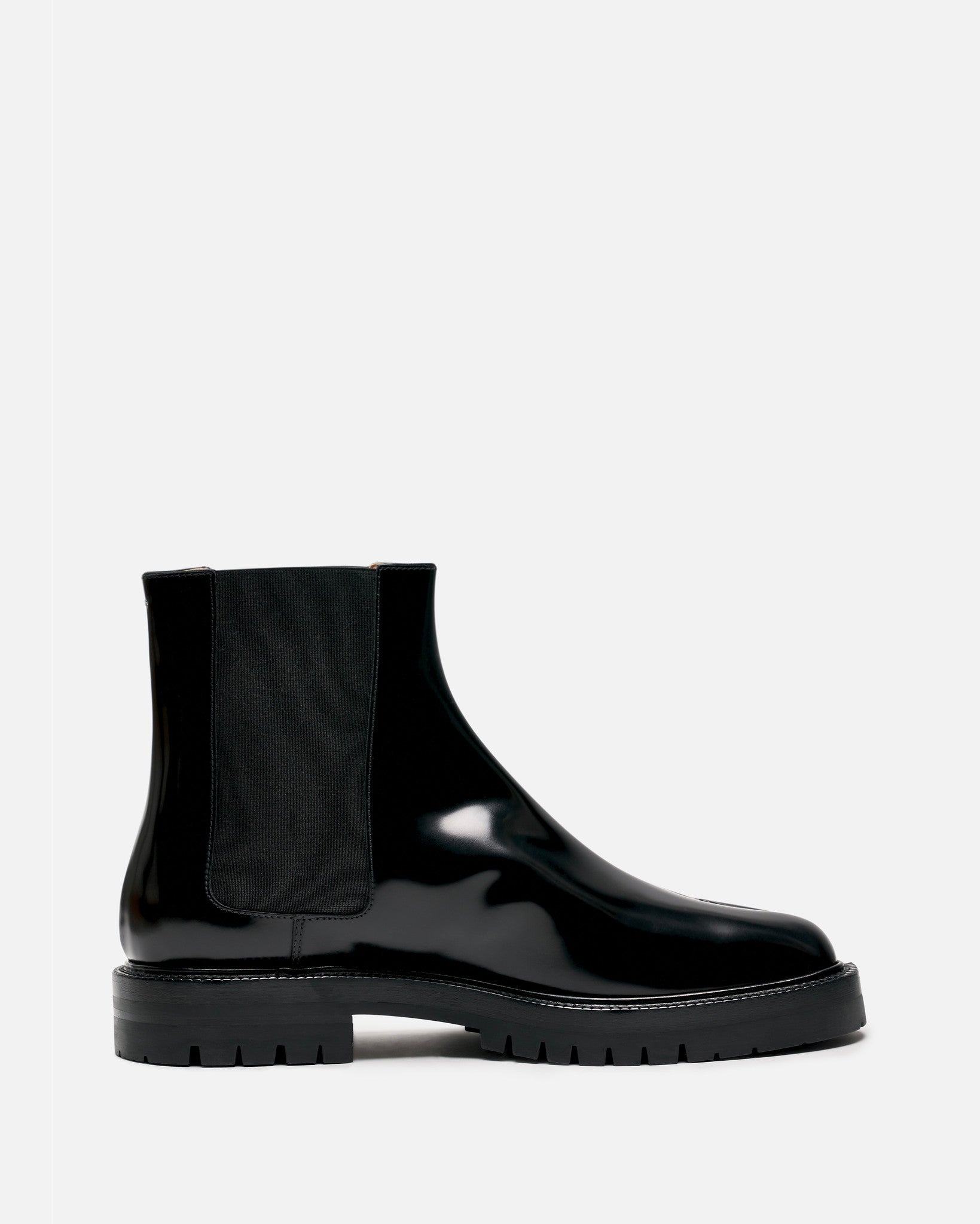 Оригінальна Tabi County Chelsea Boot In Black Maison margiela – боковий вид
